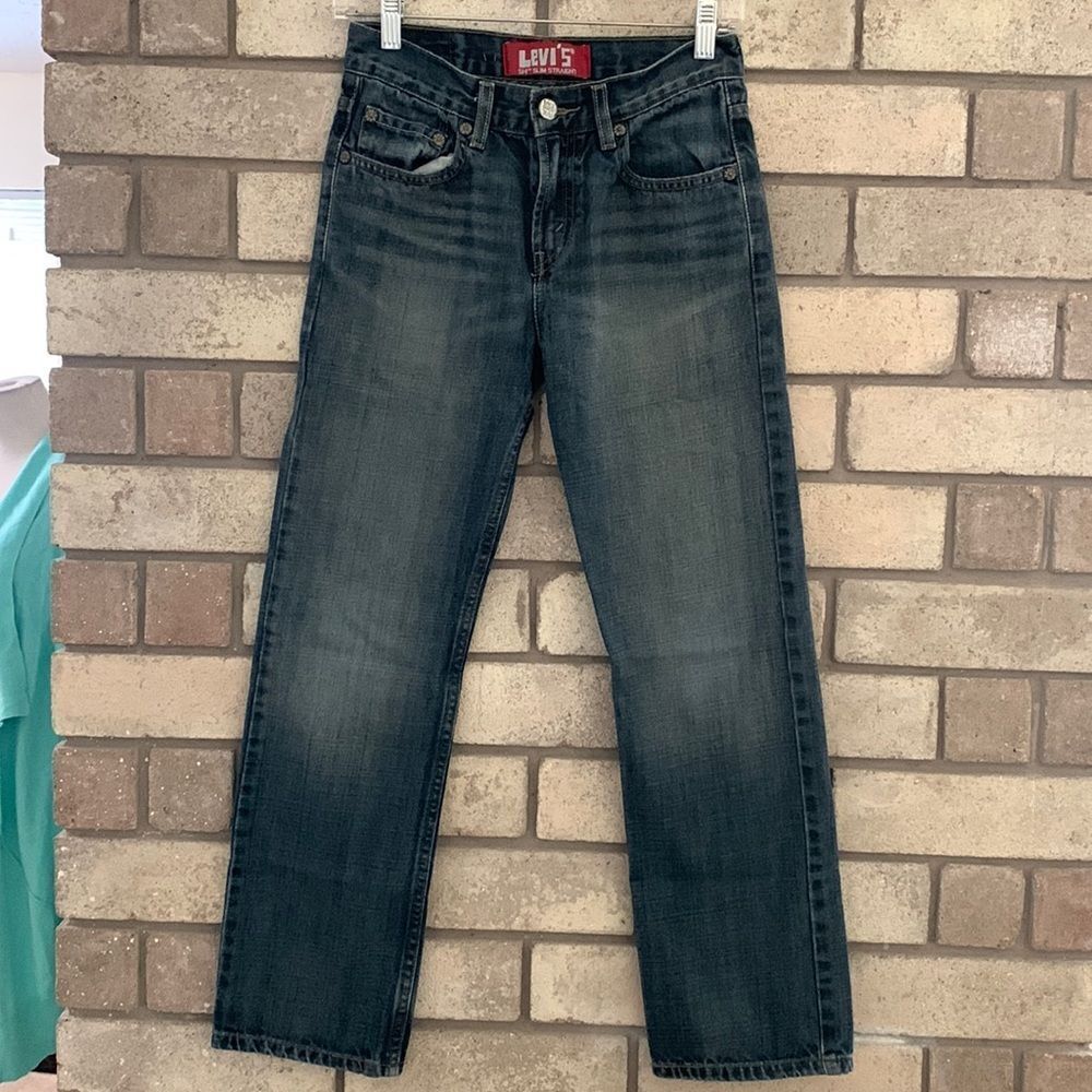 LEVIS 514 straight leg jeans boys size 12